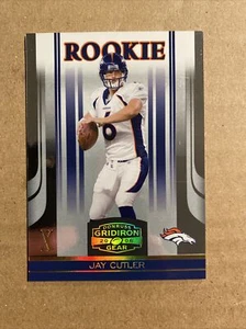 Donruss Gridiron Gear Gold X's 2006/100 Jay Cutler #157 novato radiocontrol arañazos - Imagen 1 de 2
