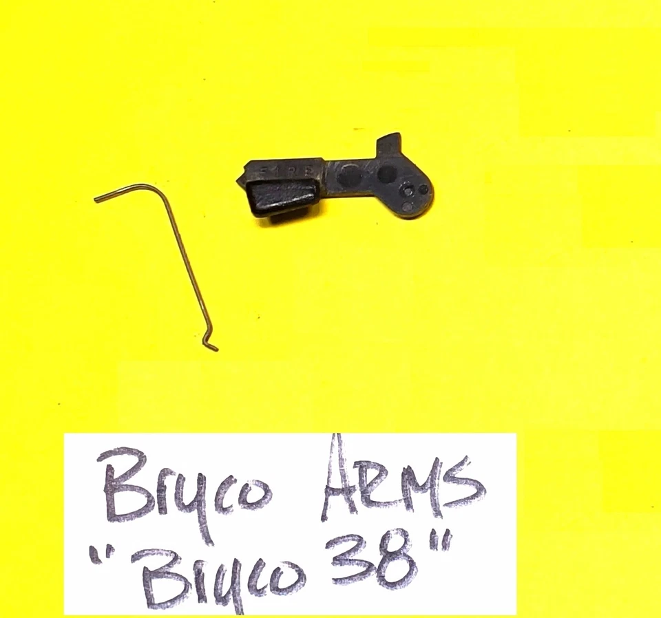 BRYCO JENNINGS MODEL 38 FACTORY SAFETY AND SPRING IN 380 CALIBER GUN PARTS - Image 1 of 1