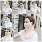 With Neck Flap Ice Silk Neckline Face Gini Mask  Fishing