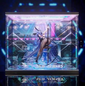 FREEING Azur Lane USS JERSEY Bunny Figure Vetrina + 3 Luci (NO Figure) NUOVO - Foto 1 di 4