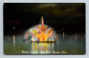 Postkarte Electrine Fountain City Park Denver Colorado - Bild 1 von 2