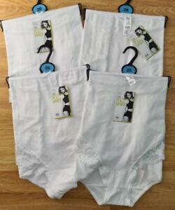 ladies white cotton rich full brief from M&S,size 26,BNWT