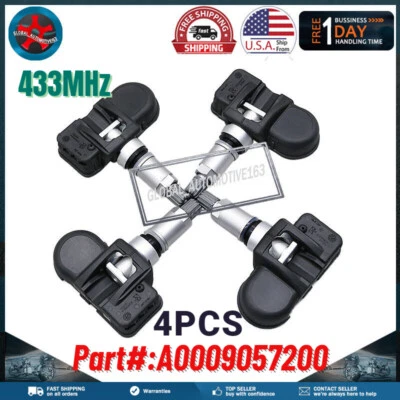 Tire Pressure Sensor TPMS - Set of 4 for Mercedes-Benz Sprinter 2500 3500 14-18 - Image 1 of 4