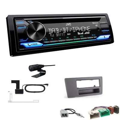 JVC KD-DB922BT Autoradio DAB+ Bluetooth für Volvo V70 2000-2004 schwarz - Bild 1 von 4