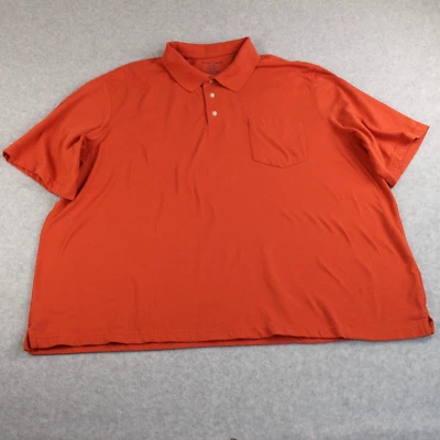 Puritan Men's Shirt Polo Golf 3XL (54-56) Orange Short Sleeve Cotton/Polyester - Image 1 of 4