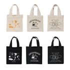 Small /Larger Lunch Bag Container Food Storage Bags Lady Canvas Lunch Box