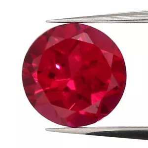 1.89 Ct Ruby Gemstone, Red Ruby, Round Ruby, July Birthstone, Ruby Faceted GN119 - Picture 1 of 8