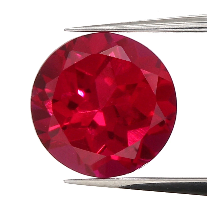 1.89 Ct Ruby Gemstone, Red Ruby, Round Ruby, July Birthstone, Ruby Faceted GN119 - Image 1 of 4