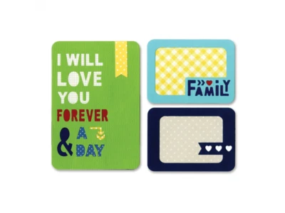 Sizzix Thinlits Stanzer Set 4tlg - Forever & a Day by Rachael Bright - Bild 1 von 3