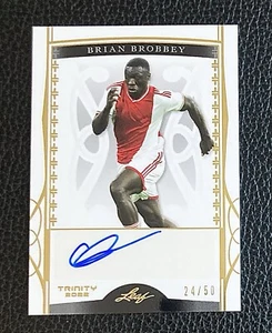 2022 Brian Brobbey Leaf Trinity Gold AUTO #’d 24/50  - Picture 1 of 2
