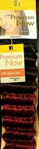 Sensationnel Premium Now 100% Human Hair New Wet Look WVG 14" Colour 1BREDT - Picture 1 of 3