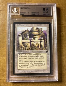 MTG✨ HAMMERHEIM✨Legends BGS 9.5++ GEM MINT with 2-10’s 1994 Legendary Land MTG - Picture 1 of 2