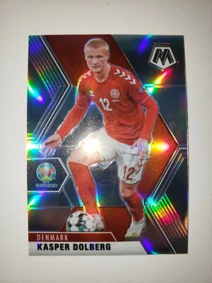 Kasper Dolberg - Denmark SP SILVER PRIZM 🔥💎 2020-21 Mosaic UEFA Euro - MINT - Image 1 of 2