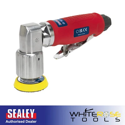 Sealey Air Orbital Sander 50mm Mini Disc Compressor Sanding Tool 1/4" BSP - Image 1 of 4