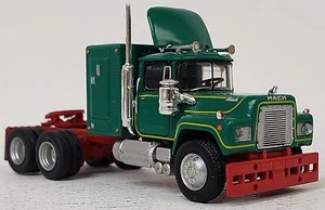 Brekina NEW HO 1/87 Mack RS 700 Tractor Trailer Cab in Green & Red Finish - Picture 1 of 5