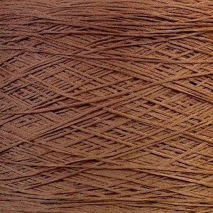 4 PLY ITALIAN TAPE YARN TAN BROWN 500g HALF KILO CONE 10 BALLS CHAINETTE RIBBON - Picture 1 of 1