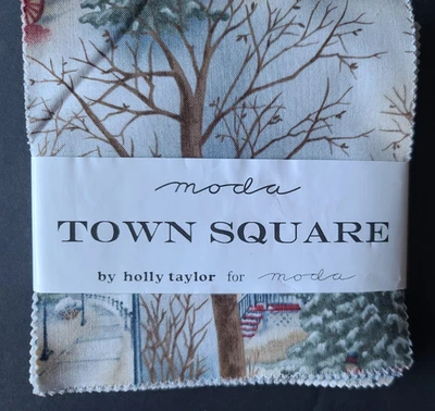 Moda 5 inch Charm Pack Holly Taylor Town Square Cotton Fabric - Image 1 of 3