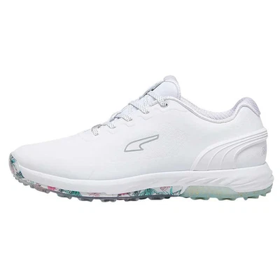 Zapatos de golf para hombre PUMA LE PUMA x PTC Alphacat Nitro sin clavos - blancos/verdes 14M Foto 1 de 4