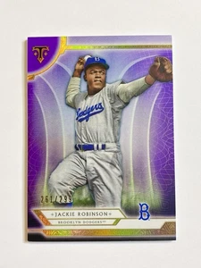 2018 Topps Triple Threads #65 Jackie Robinson Amethyst #/299 - Picture 1 of 2