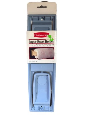 Rubbermaid Paper Towel Holder BLUE All Roll Sizes VTG 1986 NOS NEW SEALED! - Image 1 of 2