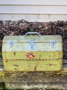 Simonsen Tackle Box mit Schlüssel Organizer Toolbox USA Vintage Centileur 19x8x10 - Bild 1 von 24