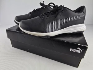 Puma Grip Fusion Pro 192431 Black Spikeless Golf Shoes Sneakers Size 8.5US Boxed - Picture 1 of 10