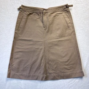 Gonna Lauren Ralph Lauren donna 14 marrone cachi equitazione equitazione gonna accademia - Foto 1 di 10