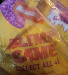 ✨1992 McDonalds HappyMeal Nickelodeon BLIMP GAME Spinner & Pfeife im Paket - Bild 1 von 3