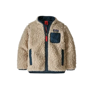 (Baby) Patagonia Retro-X Fleece Jacket Natural New Navy - Picture 1 of 2