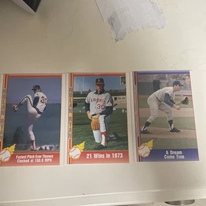 1991 pacific Nolan Ryan Lot (3 Cards ) Multiple Records - Picture 1 of 3