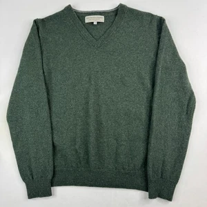 Aran Sweater Market Womens Large Green 100% Lambswool Long Sleeve Sweater - Picture 1 of 10