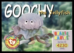 1999 Beanie Babies Series 2 Goochy the Jellyfish  #176 - Picture 1 of 2