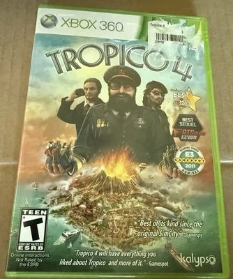 Tropico 4 (Microsoft Xbox 360, 2011) - Complete, CIB - Tested - Image 1 of 3