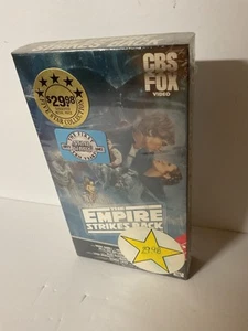 Star Wars The Empire Strikes Back (1984 VHS) Sealed Tape CBS RED LABEL NEW - Picture 1 of 18