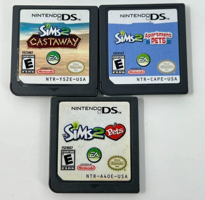 The Sims 2: Castaway, The Sims 2 Pets And Sims 2 Apartment Pets Bundle Game Only - Image 1 of 4