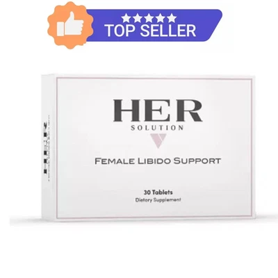 HerSolution Píldoras para la libido femenina - Potenciador natural de la libido y apoyo hormonal 30ct Foto 1 de 2