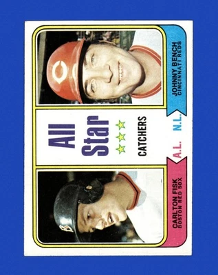 1974 Topps Set-Break #331 All-Star Catchers como nuevo *GMCARDS* Foto 1 de 2