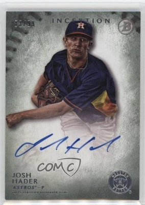 2015 Bowman Inception Prospect Auto Green /99 Josh Hader #PA-JHA Auto - Image 1 of 2