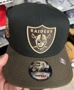 New Era Las Vegas Raiders 9Fifty Snapback Hat A Frame Black Brown Super Bowl Cha - Picture 1 of 3