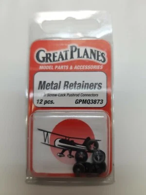Great Planes Metal Retainers (12) GPMQ3873 NIB - Image 1 of 3