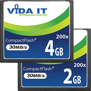 Super Fast Vida 2GB-4GB Compact Flash CF Memory Card 200x UDMA For SLR Camera UK - Picture 1 of 15