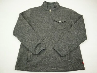 Mountain Khakis Jacket Men Large Gray Flannel 1/4 Zip Pullover Gorpcore Outdoor - Image 1 of 4