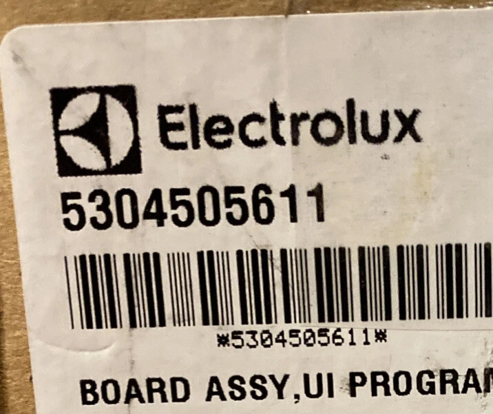 Frigidaire 5304505611 Dryer User Interface