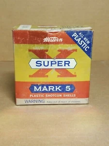 Western Super X Mark 5 12 Gauge Shotgun Shell Empy Box ONLY Trap Shooting - Picture 1 of 9