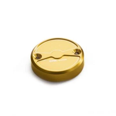 CNC Racing front brake gold fluid reservoir cap Ducati 1098 2007-2008 - Imagem 1 de 4