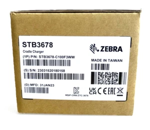 New* Zebra STB3678 Barcode Scanner Charging Cradle w/o Cables STB3678-C100F3WW - Picture 1 of 2