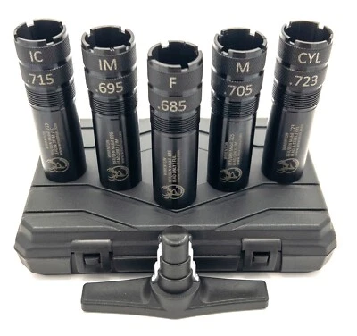 Beretta/Benelli Mobil Thread 12ga Extended Choke Tubes Set 5 pcs Black Winenton™
