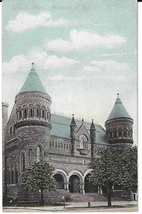 Museum of Art, Detroit, Mich. 1909 gebrauchte Karte verschickt aus Detroit - Bild 1 von 2