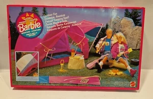 D4 MATTEL VINTAGE BARBIE OUTDOOR FUN FREIZEIT CAMPING SPAß AVENTURE 1992 OVP NEU - Bild 1 von 7