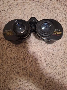 Vintage TASCO Model 118 7x35 578ft @ 1000yds Extra Wide Angle Binoculars W/ Case - Picture 1 of 9